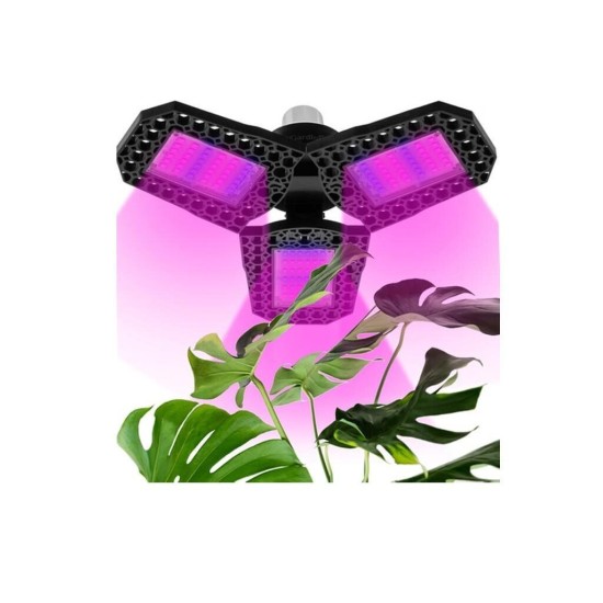 Λάμπα Καλλιέργειας Φυτών με 108 Led Ισχύς 8W με Υποδοχή Λάμπας Ε27 4p-20440