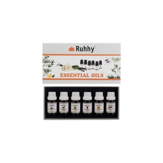 Σετ 6 αιθέριων ελαίων των 10 ml Ruhhy 21939 
