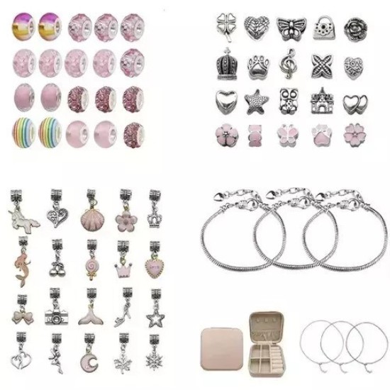 Παιδικό Σετ Χειροτεχνίας Κοσμημάτων Με Βαλίτσα,22893