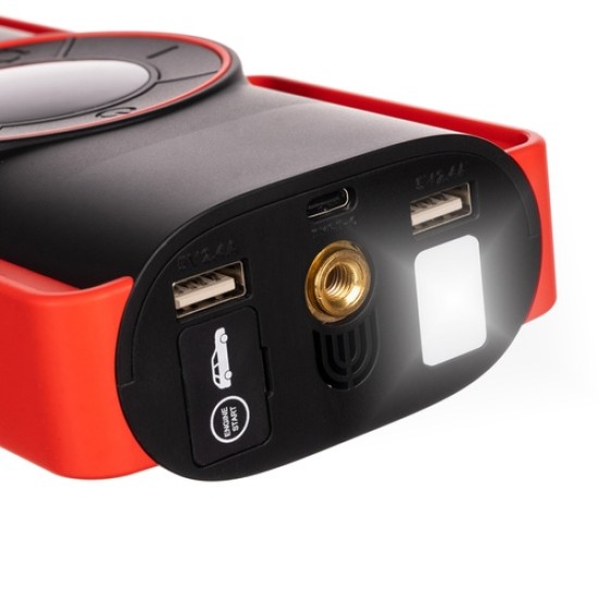 Φορητός Φορτιστής Μπαταρίας Αυτοκινήτου & Τρόμπα Αυτοκινήτου & Φακός  10000mAh 12V, 24.5x10x4.5 cm - Xtrobb  24612