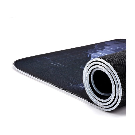 Αντιολισθητικό Gaming MousePad XXL, με Φωτισμό LED, με Σχέδιο Χάρτη, 80x30x0.3cm- 06249