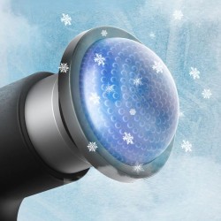 Πιστόλι Μασάζ για τη Μέση & το Σώμα με Δόνηση και Λειτουργία Θέρμανσης-10 Κεφαλες-Μαύρο -13p-24564