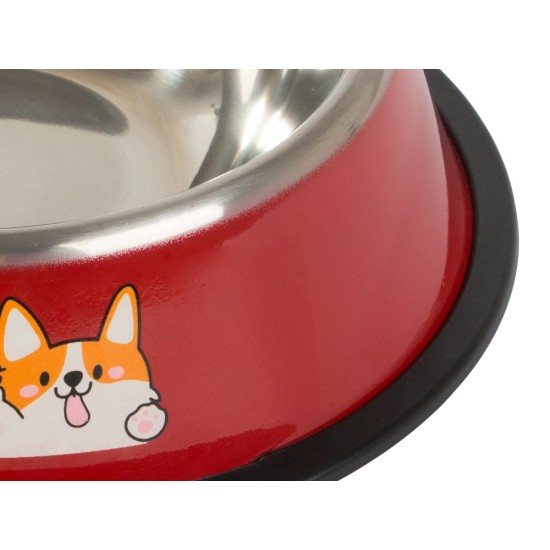  Μεταλλικό Αντιολισθητικό Μπολ Σκύλου 150ml-19391