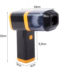 Σκούπα Αυτοκινήτου 120W για Αυτοκίνητο και Οικιακή Χρήση επαναφορτιζόμενη μπαταρία, -10086