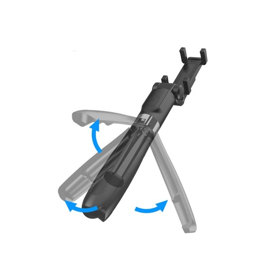  Selfie Stick με Τρίποδο, Τηλεσκοπική Βάση και Ασύρματο Χειριστήριο Bluetooth-04124