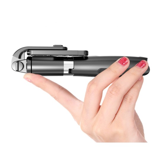  Selfie Stick με Τρίποδο, Τηλεσκοπική Βάση και Ασύρματο Χειριστήριο Bluetooth-04124