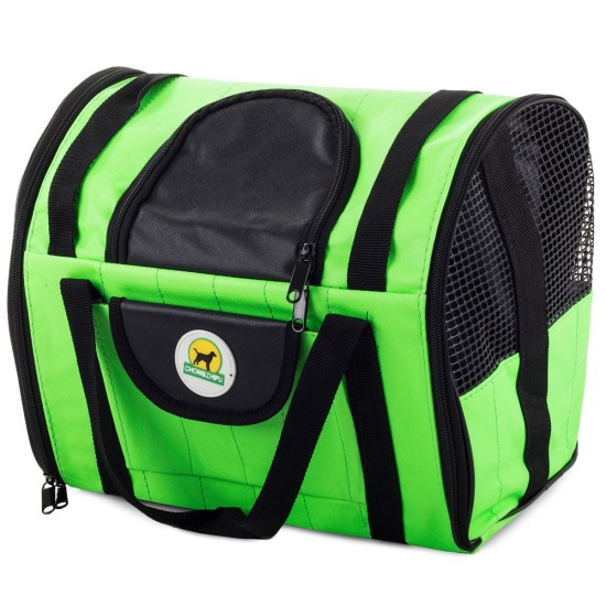 Τσάντα Μεταφοράς Κατοικιδίων - Σακίδιο Πλάτης Πρασινο-Μ34xΠ28xΥ20εκ.- 19068_Z