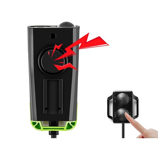 Ποδηλατικό Φωτιστικό LED 3-σε-1 με Ασύρματο Υπολογιστή και Κόρνα-14480_Z