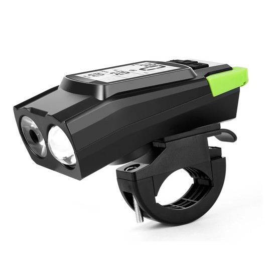 Ποδηλατικό Φωτιστικό LED 3-σε-1 με Ασύρματο Υπολογιστή και Κόρνα-14480_Z