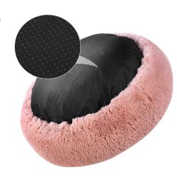 Κρεβάτι Κατοικιδίων Μεγάλο Silky Pet Fluffy Pink 100cm Διάμετρος X 15cm Ύψος195p-19380_R