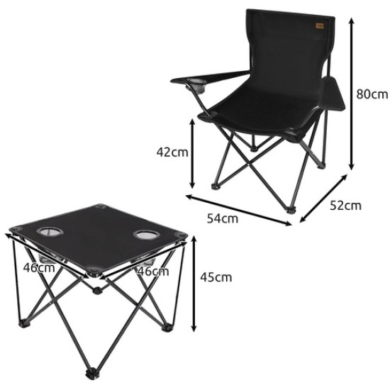 Σετ τραπεζιού ψαρέματος με δύο καρέκλες 235-25468