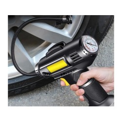 Φορητή Τρόμπα Αυτοκινήτου Με LED Οθόνη Και Καλώδιο Αναπτήρα 12V-70-11409