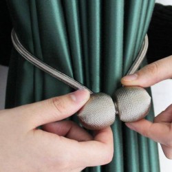 Διακοσμητικοί Μαγνητικοί Κρίκοι για Κουρτίνες σε Γκρι Χρωμα-110-01848_SZ