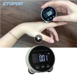 Ψηφιακός Ηλεκτρονικός Χάρακας με LCD Οθόνη, Υψηλή Ακρίβεια - Μεγάλη Διάρκεια Μπαταρίας – Φορητό Εργαλείο Μέτρησης για Ευθείες & Καμπύλες Επιφάνειες | 65786