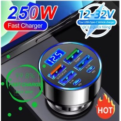  Φορτιστής USB με Οθόνη LCD και 6 Θύρες – Ιδανικός για Ταξίδια και Καθημερινή Χρήση al34-293