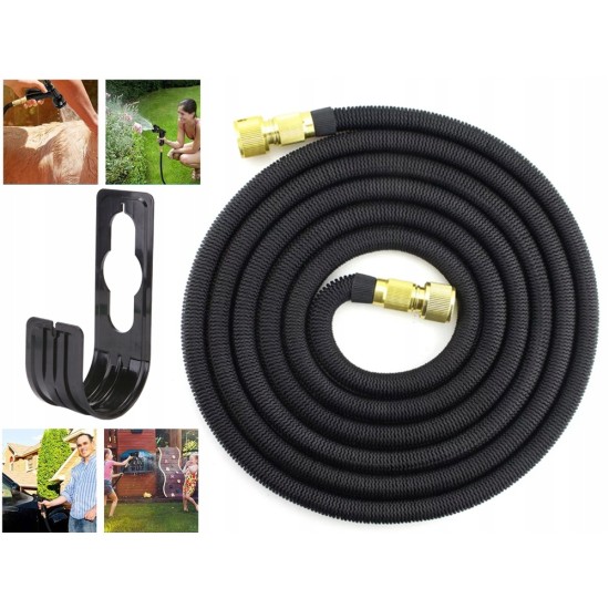 Επεκτεινόμενο Λάστιχο Κήπου 45 m +Πιστόλι Ποτίσματος+ Συνδέσμους+Γάντζο και Τσάντα 15-24396