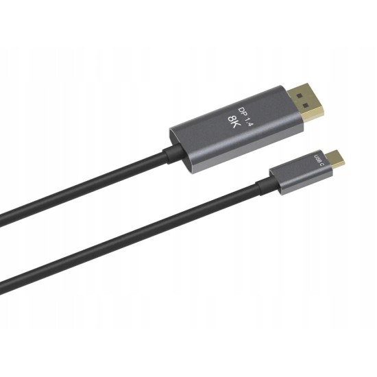 Καλώδιο DisplayPort 1.4 USB Type-C σε DisplayPort  8k 4k 2k– Μήκους 1,8m-60-06315