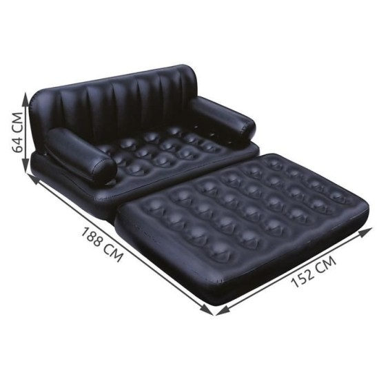 Φουσκωτός Καναπές 5 σε 1 Bestway 75054 – Πολυλειτουργικός & Άνετος 23-3623