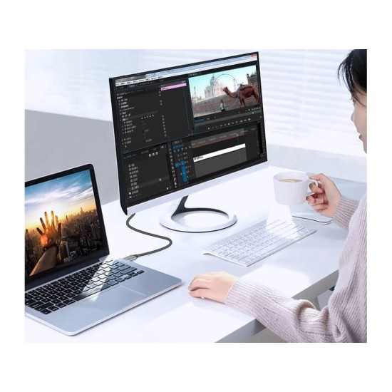 Καλώδιο DisplayPort 1.4 USB Type-C σε DisplayPort  8k 4k 2k– Μήκους 1,8m-60-06315