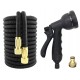 Επεκτεινόμενο Λάστιχο Κήπου 15m +Πιστόλι Ποτίσματος+ Συνδέσμους+Γάντζο και Τσάντα-10p-24394