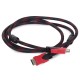 Καλώδιο HDMI 2.0 4K 3D UHD 1,8 μέτρων με Χάλκινο Αγωγό και Υποστήριξη 48-bit Χρώματος-080-13136
