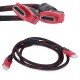 Καλώδιο HDMI 2.0 4K 3D UHD 1,8 μέτρων με Χάλκινο Αγωγό και Υποστήριξη 48-bit Χρώματος-080-13136
