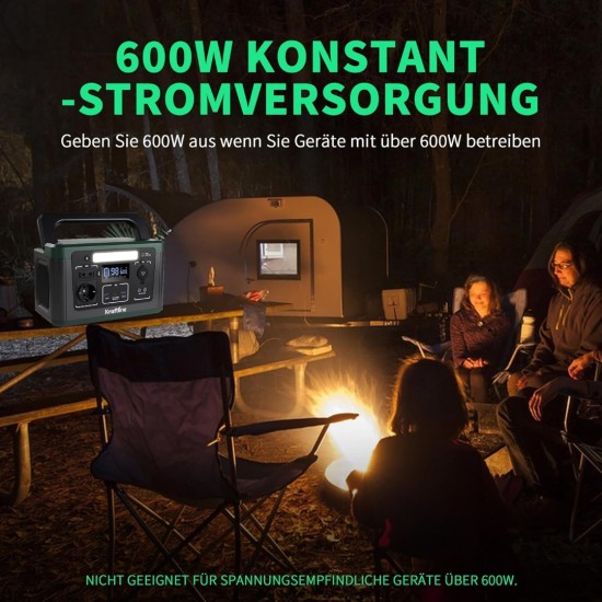 Kraftline Powerstation 600W – Φορητός Σταθμός Ενέργειας tel125-221