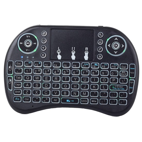 Mini Backlit Ασύρματο Πληκτρολόγιο με Touchpad Αγγλικό US 27-6169