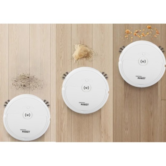 Ρομπότ Καθαρισμού – Ισχυρή Αυτόματη Ασύρματη Ηλεκτρική Σκούπα Λευκή 37- 24476_B