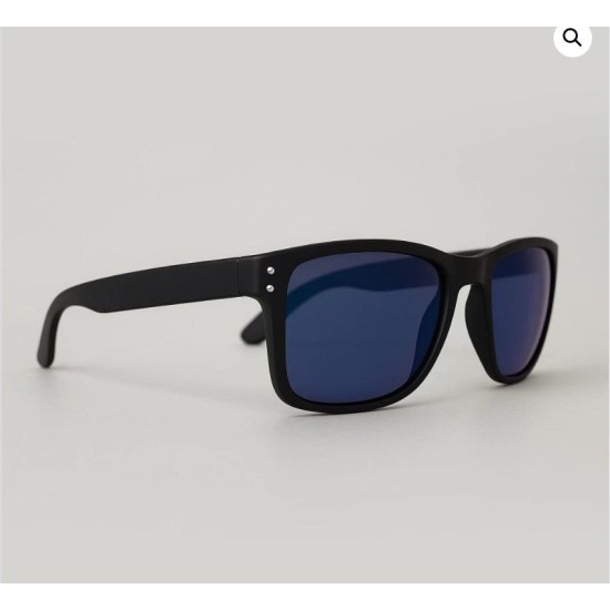 Γυαλιά Ηλίου Distressed Μαύρα με Μπλε Φακούς – Πλήρη Προστασία UV400 – Σε Πολυτελή Θήκη – 2220-06