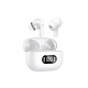 Ασύρματα Ακουστικά In-Ear με Μικρόφωνο & LED Θήκη Φόρτισης Λευκό 7– 06355_B 