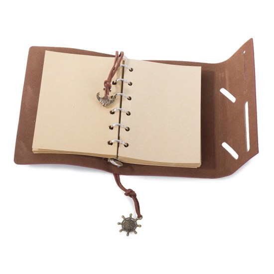 Χειροποίητο Vintage Ημερολόγιο Ταξιδιού – Retro Notebook με Οικολογικό Δέρμα – 70 Σελίδες – 170p-14237_Z