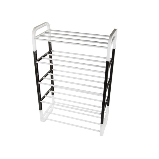 Ραφιέρα Παπουτσιών 5 Επιπέδων – Ελαφριά, Σταθερή & Επεκτάσιμη 73x46,5x23 –55