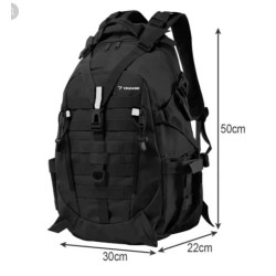 Σακίδιο Πλάτης Στρατιωτικό / Πεζοπορίας 25L Μαύρο – Trizand 105p-20534