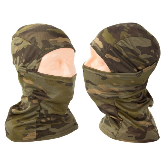 Τακτική Full Face Κουκούλα Καμουφλάζ – Ελαστική, Αναπνέουσα, One Size για Outdoor, Μηχανή, Χειμερινά Σπορ, Airsoft 130p-14603
