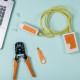 Bigstren Επαγγελματικό Σετ Ελέγχου Δικτύου RJ45 RJ11 με Crimper, Tester και Εργαλεία σε Κασετίνα-85p-25835