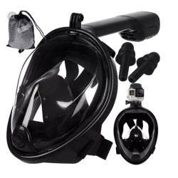 Μάσκα Κατάδυσης με ενσωματωμένο Αναπνευστήρα και Βάση για Camera L/XL 5p