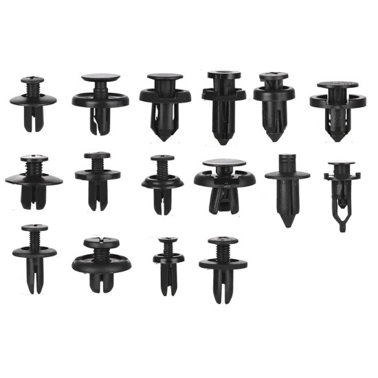 Σετ 620 Τεμαχίων Κλιπς Αυτοκινήτου για Ταπετσαρίες, Προφυλακτήρες και Πλαστικά με Οργανωτή 5p-10125