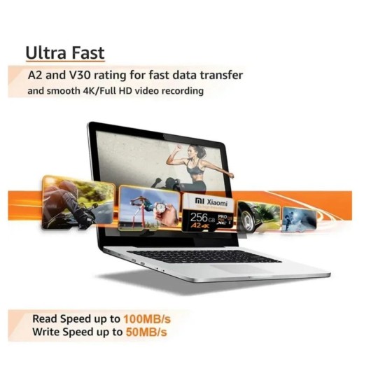 Κάρτα Μνήμης Xiaomi microSDXC512GB Class 10 με SD Adapter – Υψηλής Ταχύτητας για Smartphone, Κάμερα, Tablet mi685