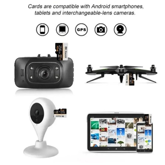 Κάρτα Μνήμης Xiaomi microSDXC 1TB Class 10 με SD Adapter – Υψηλής Ταχύτητας για Smartphone, Κάμερα, Tablet mi680