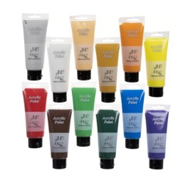 Maaleo Ακρυλικά Χρώματα 12 Χρώματα x 100ml 9p-20424