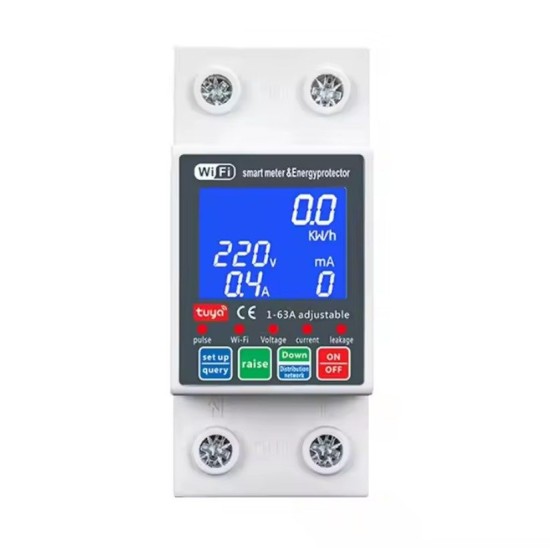 Smart Μονοφασικός Μετρητής Κατανάλωσης Ρεύματος με Προστασία Υπέρτασης, Υπότασης & Υπερφόρτωσης – Online Παρακολούθηση μέσω Εφαρμογής – Sprint |17p-36784