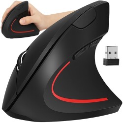 Ασύρματο Κάθετο Ποντίκι USB 2.4GHz Εργονομικό 3p-26628