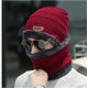 Παιδικό Σετ Σκούφος και Λαιμόθερμο Χειμωνιάτικο με Εσωτερική Βελούδινη Επένδυση Κόκκινο One Size – 15-2836