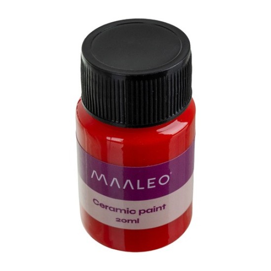 Χρώματα για Γυαλί και Κεραμικά Maaleo 12x20ml – Σετ Ζωγραφικής για Πορσελάνη, Κούπες και Πιάτα 33p-26296)