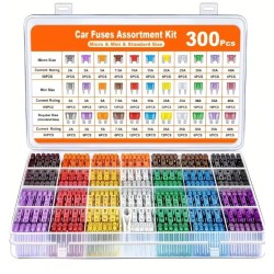 Σετ 300 Ασφάλειες Αυτοκινήτου Mini, Standard & Micro Blade με Εξολκέα – 48p-8801