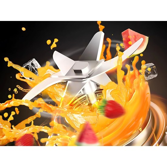  Φορητό USB Μπλέντερ Smoothies 0.34L Πράσινο – 7- 07369