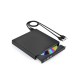Εξωτερικό CD-R / DVD-ROM / RW USB Drive – Φορητός Οπτικός Δίσκος για Ανάγνωση & Εγγραφή – 65-06224