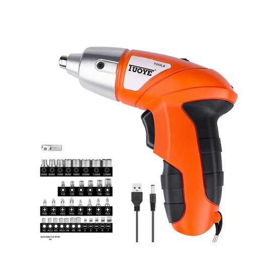 Ασύρματο Κατσαβίδι Mini με 45 Μύτες & Βαλίτσα Μεταφοράς 7-15790