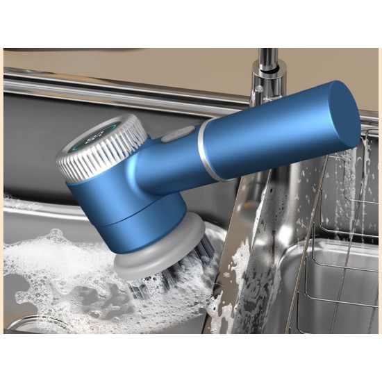 Ηλεκτρική Ασύρματη Περιστρεφόμενη Βούρτσα Καθαρισμού 5 σε 1 – 75-27333_N